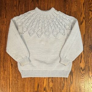 Vintage Homemade Hand Knit Sweater